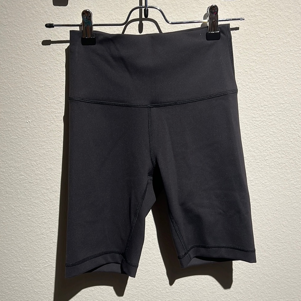 LULULEMON Black Biker Shorts, Size 4